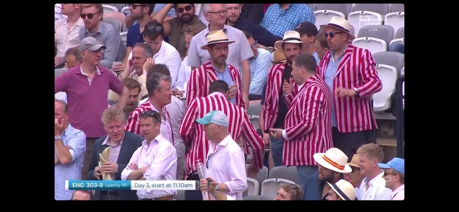 Vagabonds take their seats at Lords for Ireland Test Match 2019